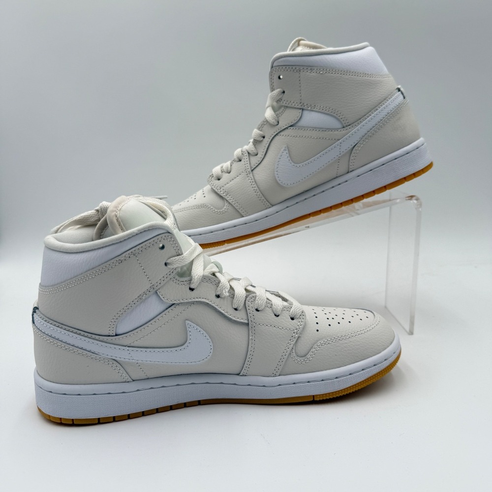 Nike Air Jordan 1 Mid Phantom Gum BQ6472-021 Women's Size 9 NEW - Picture 6 of 7